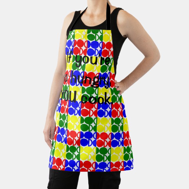 Bauhaus Circles  Apron (Insitu)