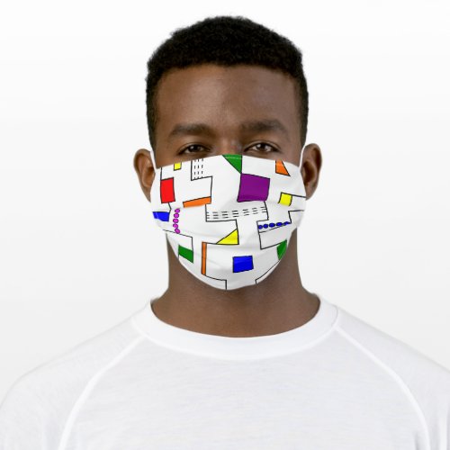 Bauhaus Circuits  Adult Cloth Face Mask