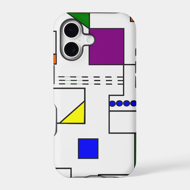 Bauhaus Circuits  Case-Mate iPhone Case (Back)