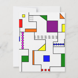 Bauhaus Circuits  Note Card
