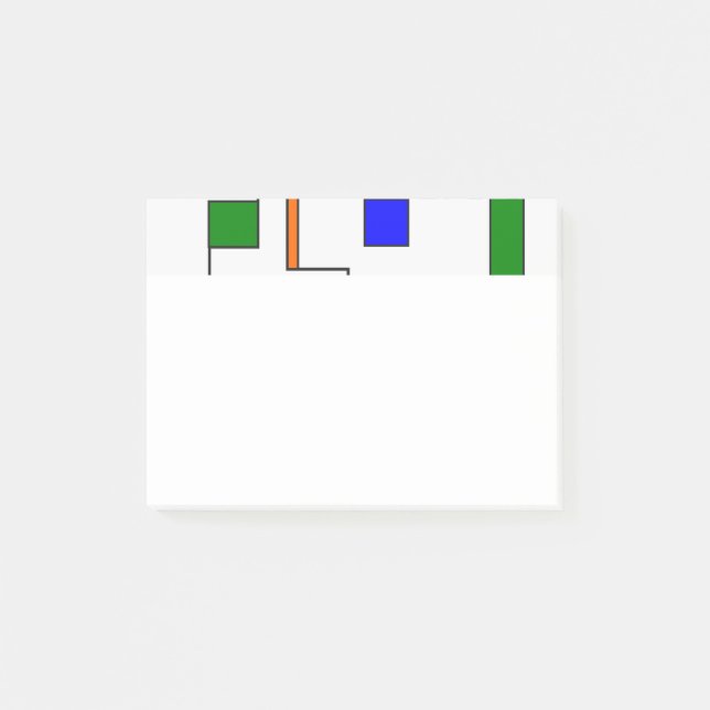 Bauhaus Circuits  Post-it Notes (Front)