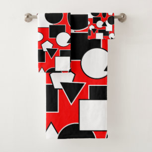 Bauhaus Collage Bath Towel Set
