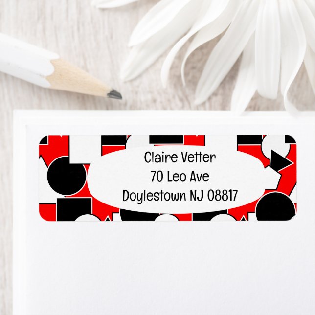 Bauhaus Collage  Label (Insitu)