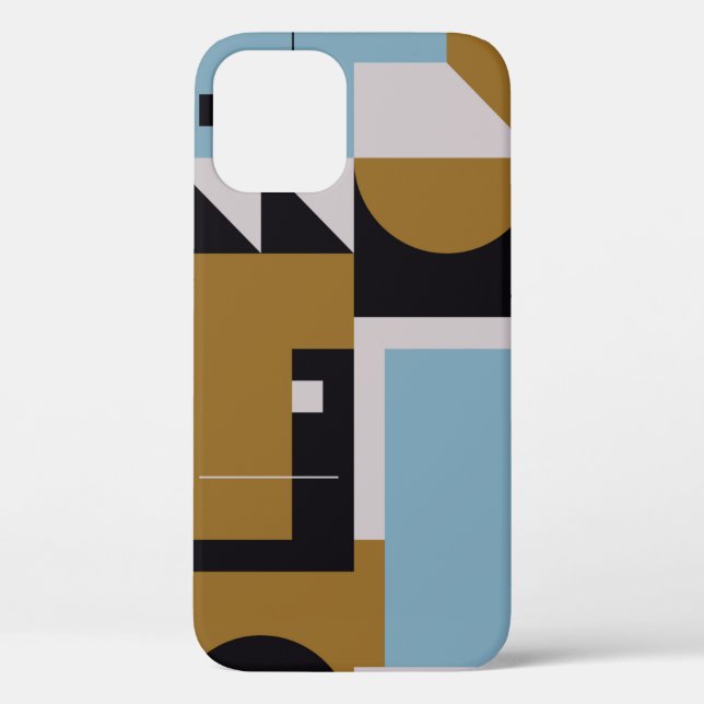 Bauhaus composition artwork made with abstract ele Case-Mate iPhone case (Back)