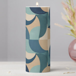 Bauhaus Curve Rhythm Pillar Candle