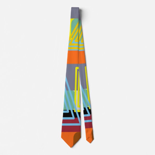 Bauhaus design 3 neck tie (Front)