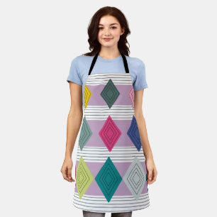 Bauhaus Diamond Quilt Apron