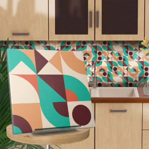 Bauhaus geometric abstract N2 Ceramic Tile