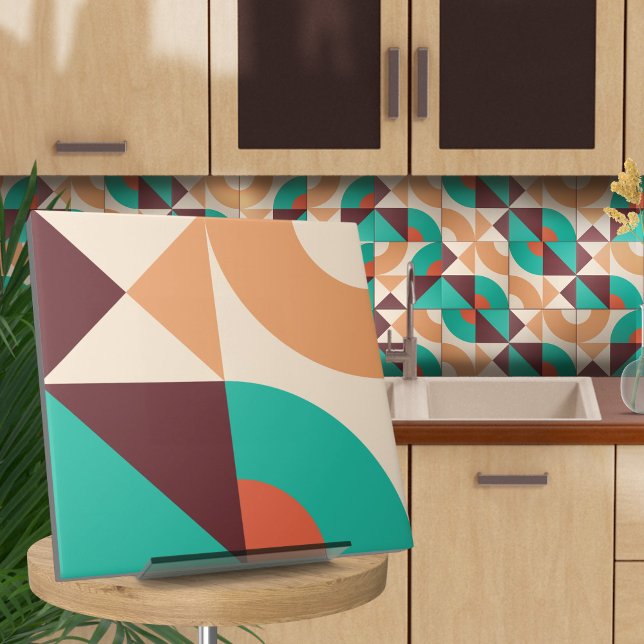 Bauhaus geometric abstract N7 Ceramic Tile (Creator Uploaded)