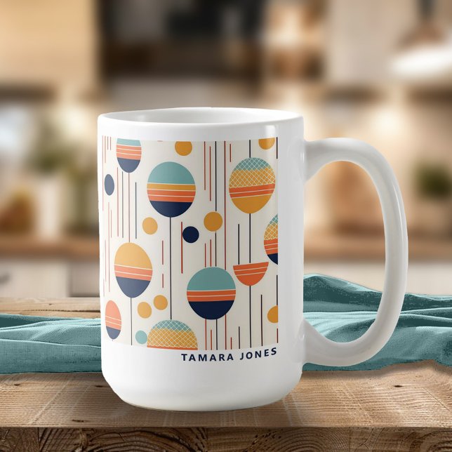 Bauhaus Geometric Abstract Pattern#1 ID1068 Coffee Mug (Creator Uploaded)