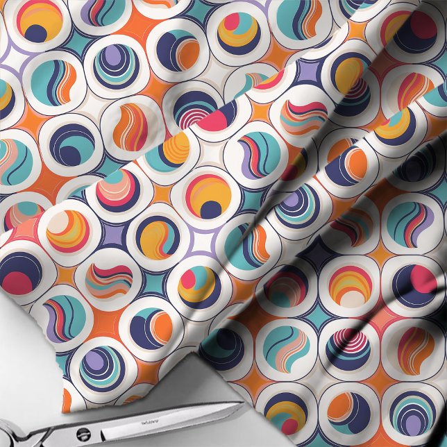 Bauhaus Geometric Abstract Pattern#2 ID1068 Fabric (Creator Uploaded)
