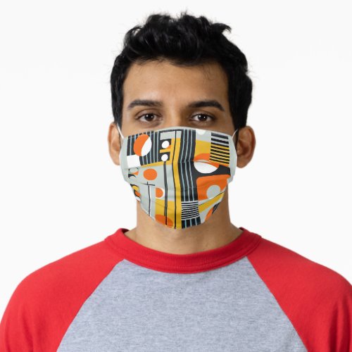 Bauhaus Geometric Design 01 Perfect For Adult Cloth Face Mask