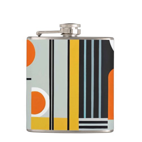 Bauhaus Geometric Design 01 Perfect For Flask