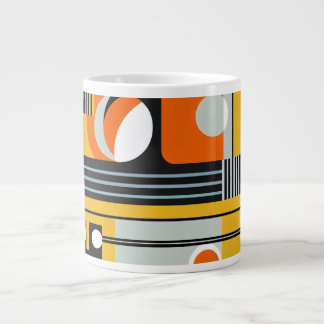 Bauhaus Geometric Design 01 Perfect For Giant Coffee Mug