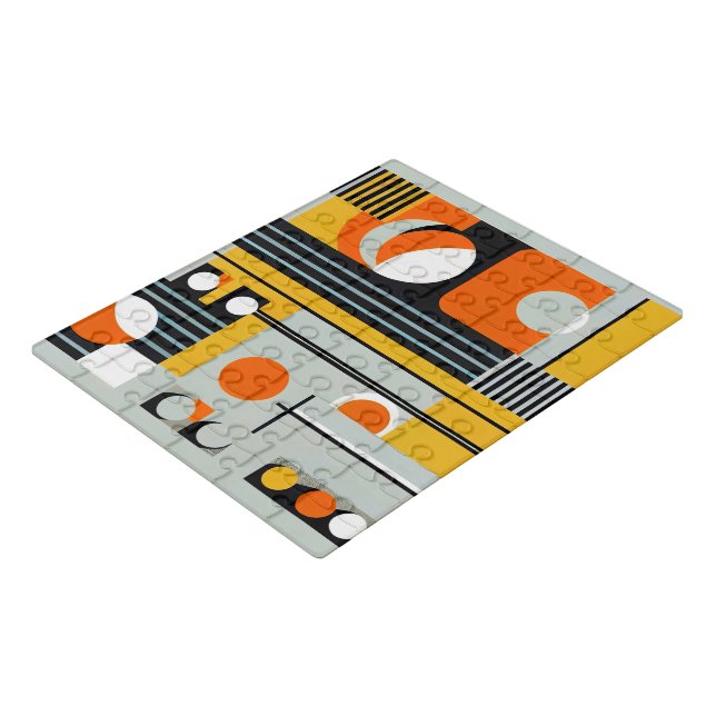 Bauhaus Geometric Design 01 Perfect For Jigsaw Puzzle (3/4)