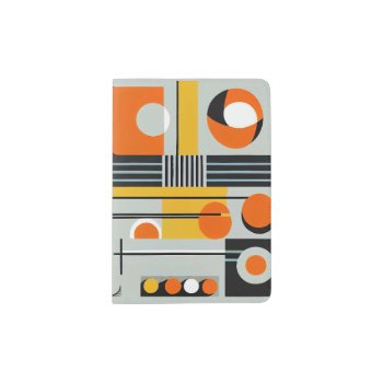 Bauhaus Geometric Design 01 Perfect For Passport Holder by RetroRevamp at Zazzle