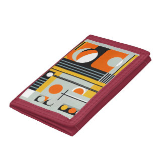 Bauhaus Geometric Design 01 Perfect For Tri-fold Wallet