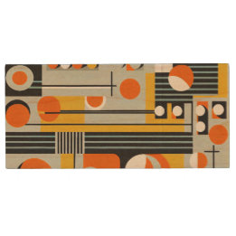 Bauhaus Geometric Design 01 Perfect For Wood Flash Drive
