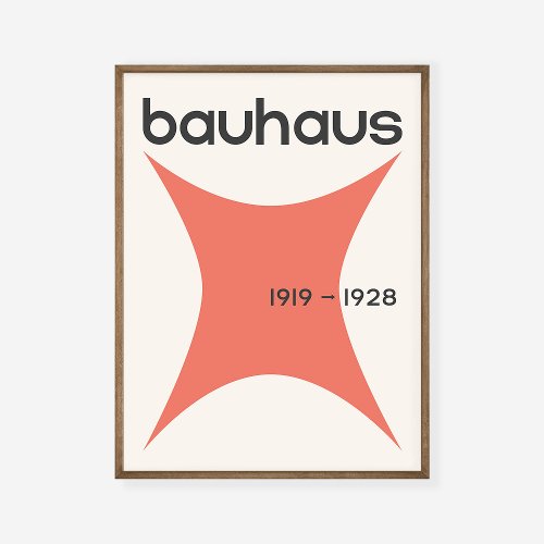 Bauhaus Geometric Exhibition Art Print Decor