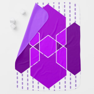 Bauhaus Hexagons  Baby Blanket