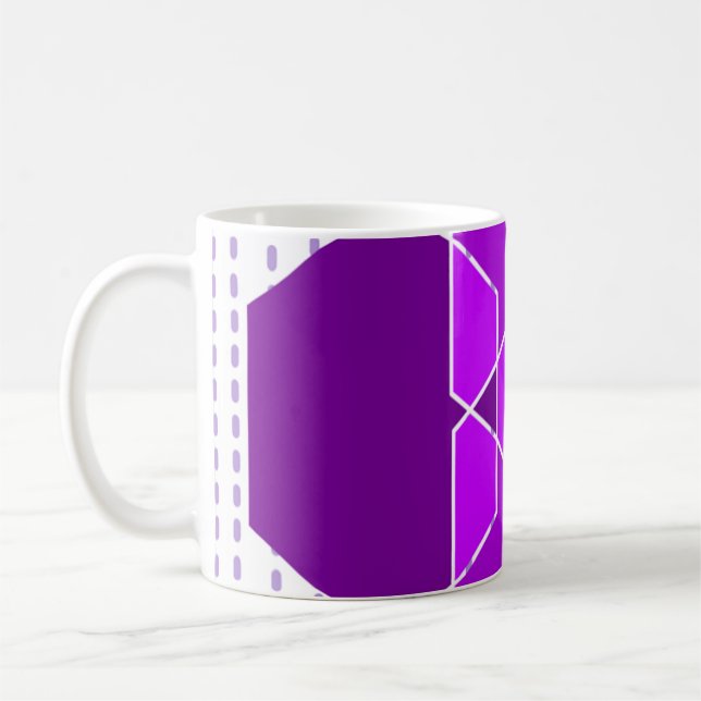 Bauhaus Hexagons Coffee Mug (Left)