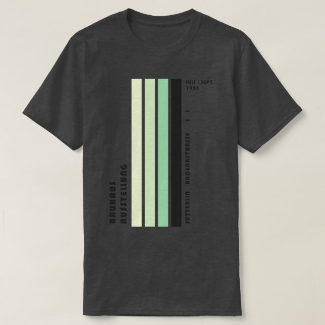 Bauhaus homage Modern Gallery Abstract Bauhaus Aus T-Shirt (Design Front)