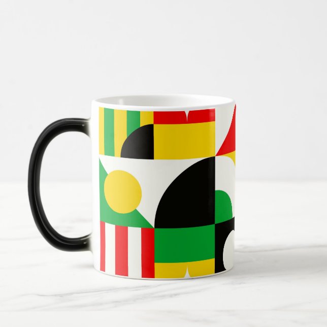 Bauhaus Inspired Abstract Mug (Left)