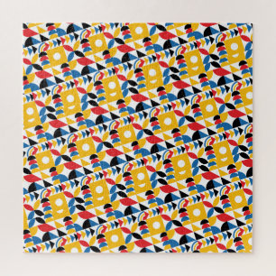 Bauhaus Inspired Contemporary Mid Century Jigsaw Puzzle