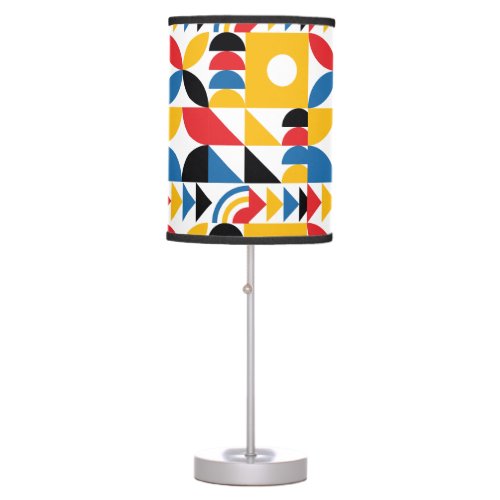 Bauhaus Inspired Contemporary Mid Century Table Lamp