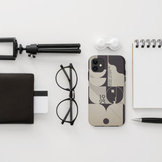Bauhaus Inspired Geometric Pattern iPhone 11 Case