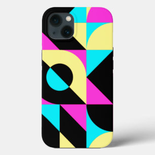 Bauhaus Inspired Geometric Pattern iPhone 13 Case