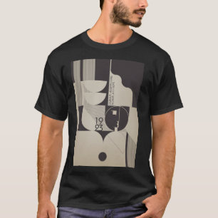 Bauhaus Inspired Geometric Pattern T-Shirt
