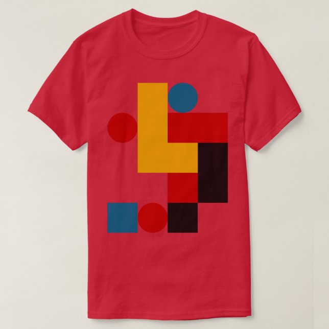 Bauhaus Inspired Pattern 3 T-Shirt (Design Front)