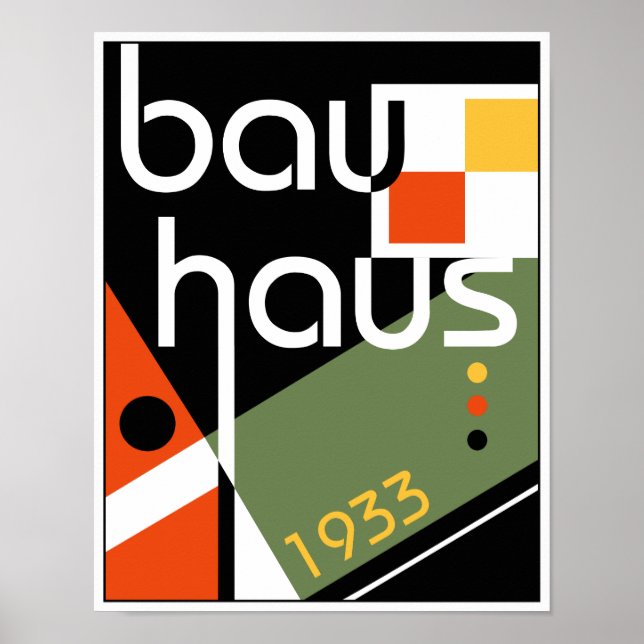 Bauhaus Inspired Poster (Front)