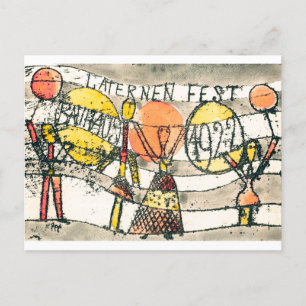 Bauhaus Lantern Festival Paul Klee Postcard