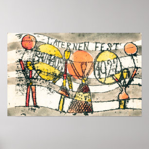 Bauhaus Lantern Festival   Paul Klee   Poster