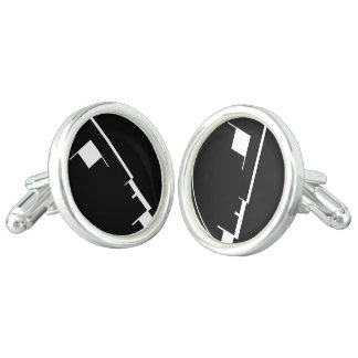 Bauhaus logo cufflinks