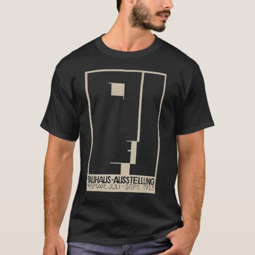 Bauhaus Logo on 1923 Weimar Advertisement Classic  T_Shirt