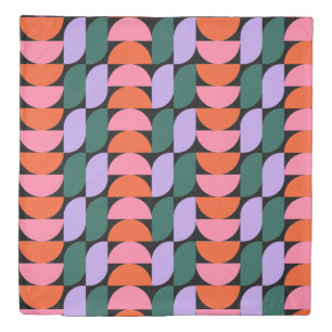 Bauhaus Mid Century Modern Geometric MCM Retro Duvet Cover
