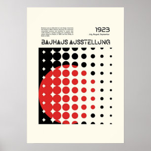 bauhaus, modernist, minimal, geometric, abstract, poster