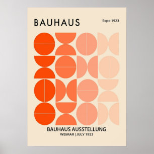 bauhaus, modernist, minimal, geometric, abstract, poster