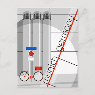 Bauhaus Munich Germany Travel Postcard