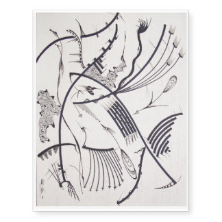 Bauhaus One - An image created by Viktor Tilson Temporary Tattoos