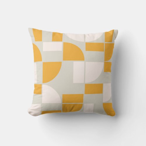 Bauhaus Pattern 01 Throw Pillow