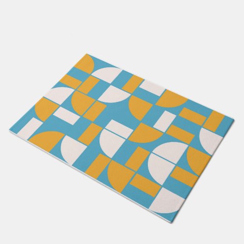 Bauhaus Pattern 03 Throw Pillow Magnet Fleece Blan Doormat