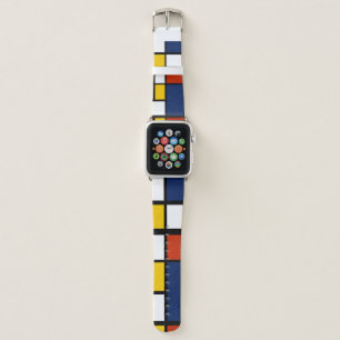 bauhaus pattern abstract geometric art painting mo apple watch band
