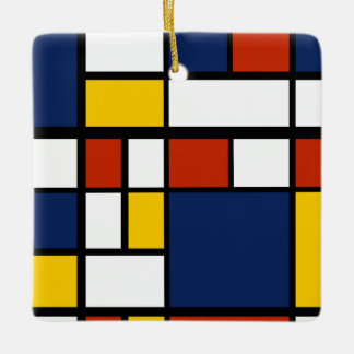 bauhaus pattern abstract geometric art painting mo ceramic ornament