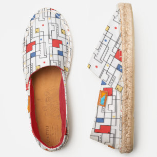 Bauhaus Pattern Espadrilles