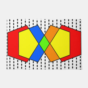 Bauhaus Pentagons Doormat