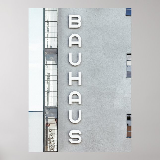 Bauhaus Poster (Front)